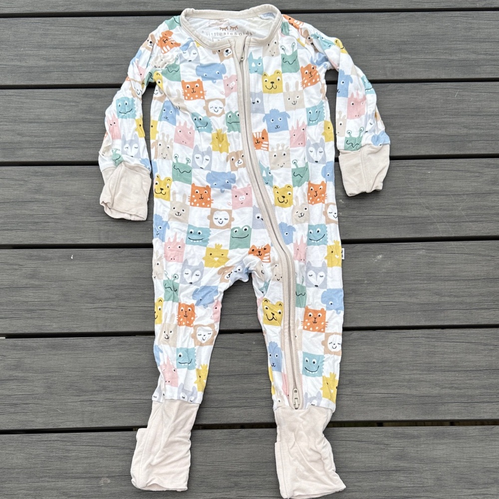 3-6 month Little Sleepies Zippy